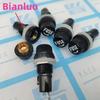 New 5 Pieces 5x20mm Electrical Screw Cap Panel Mounted Fuse Holders 125V/15A 250V/10A