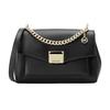 Lita Gold Chain Flap Leather Crossbody Bag Medium Women Bags Black 35T0GXPL2O-001