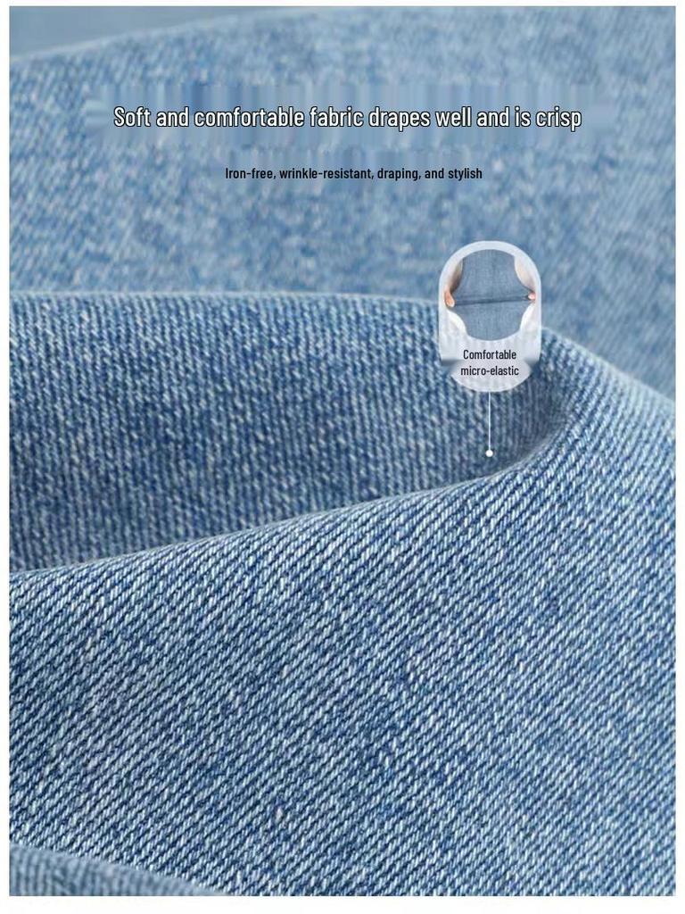 Spring Retro Petite High-Waist Flare Jeans for Pear-Shaped Bodies