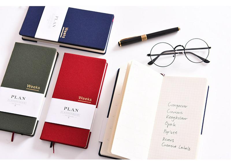 Weekly Plan Book: Self-Fillable Date Squares, Diary, and Self-Discipline Journal