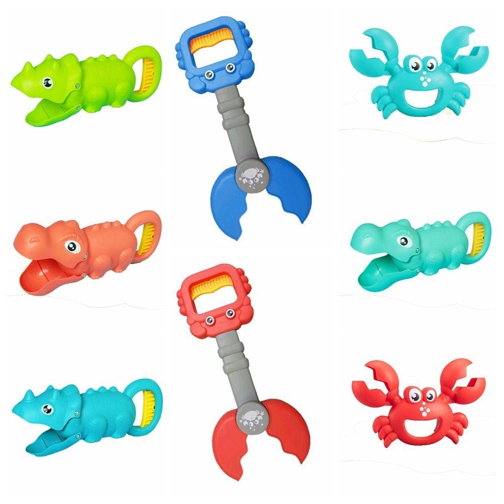 

Sand Beach Game Lobster Clip Dinosaur Toy Clip Beach Play Toys Beach Toys Set Beach Water Play Blue-Triceratops