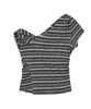ORDINARY HOLIDAY Scarf Unbalance Sleeveless Top [Gray]
