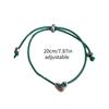 Fashionable Heart Bracelet Adjustable Drawstring Bracelet Alloy Material Suitable for Daily Life and Special Occasion