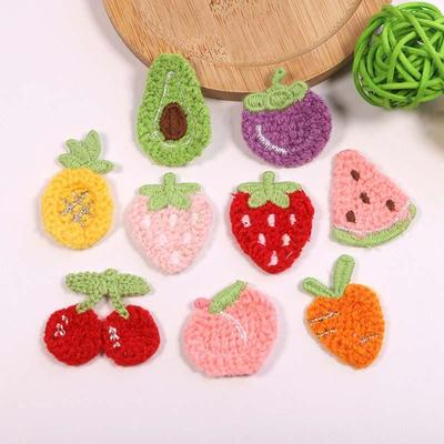 Gestricktes Garn, Obststoff, DIY-Kinderhaarschmuck, Kleidung, Mützen, Socken, Deko-Accessoires