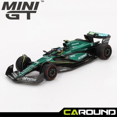 Mini GT 1:64 Aston Martin F1 AMR24 No.14 2024 Bahrain Grand Prix - Fernando Alonso Diecast Model
