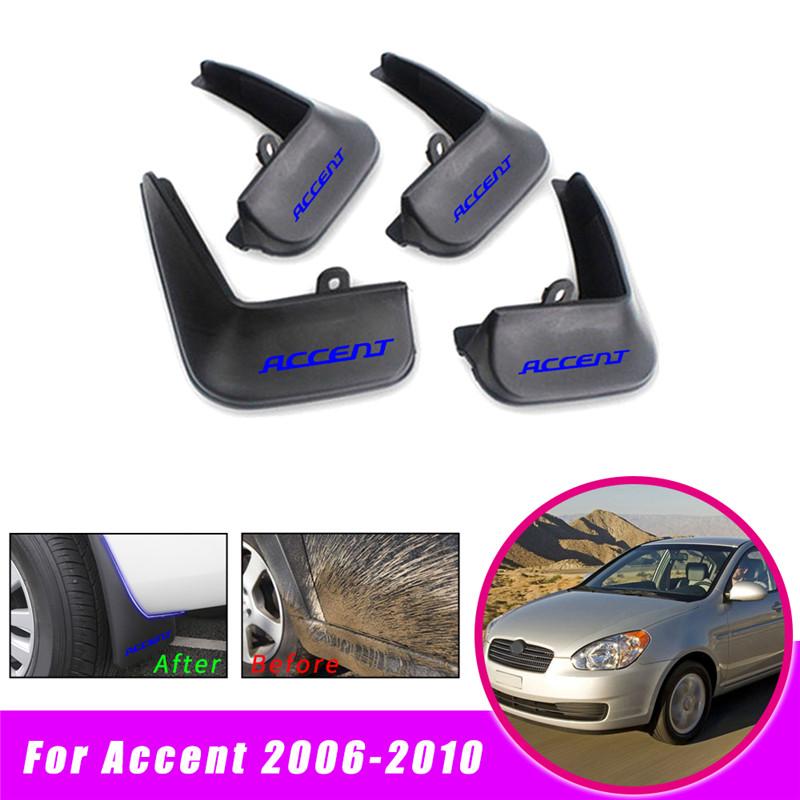 

Брызговики для Hyundai Accent Sedan 2006-2010, брызговики для крыльев, брызговики, автомобильные аксессуары синий