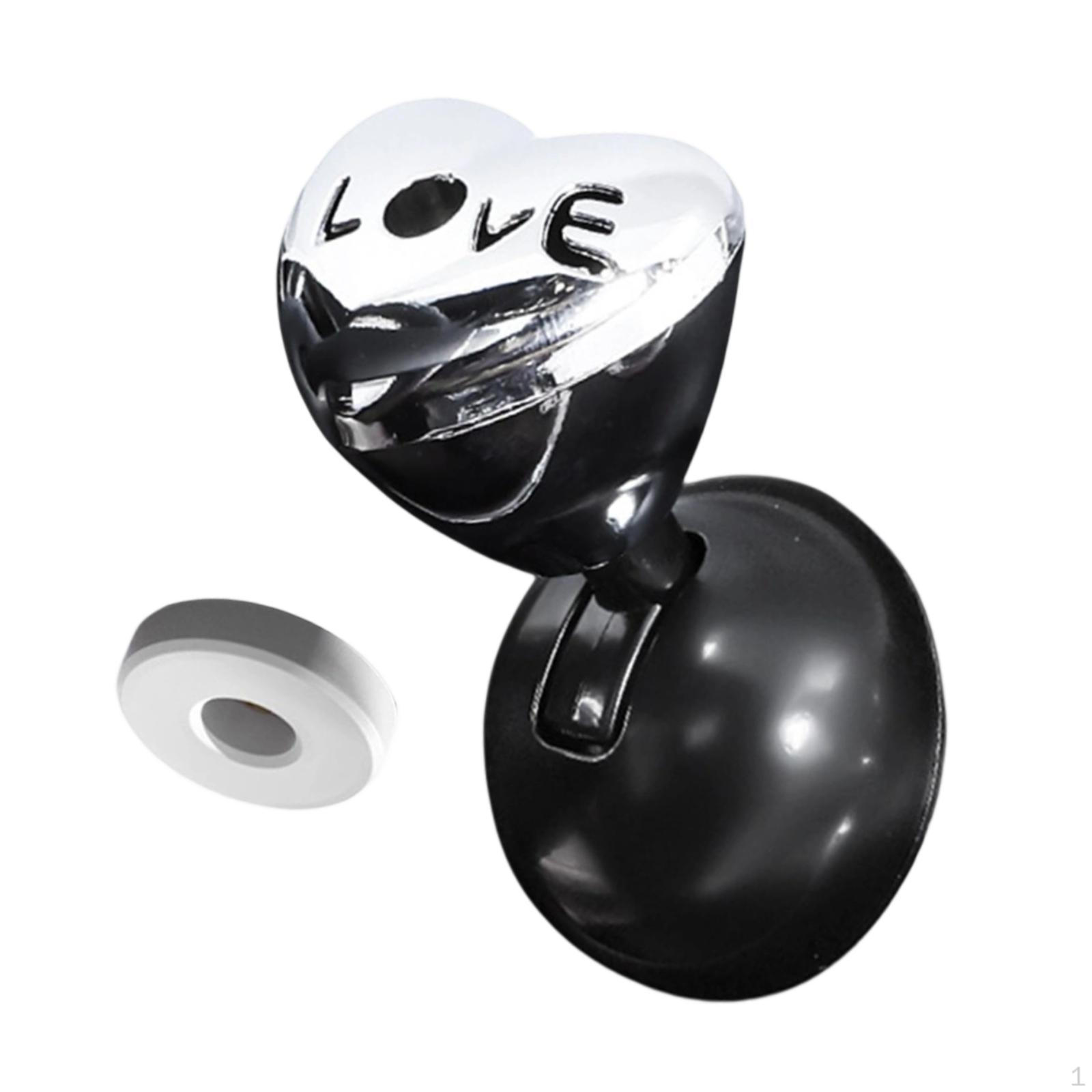 

Car Button with Rocker Lever Heart Shaped Decorative Metal Starter Cover Joystick Engine Start/stop серебряный