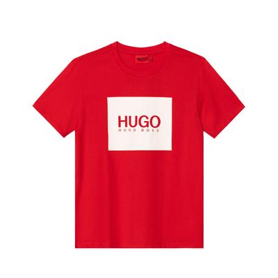 T-Shirts Men's Red Crew Neck Moderate 50448795