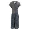45R [/24Stainless Steel] 70650392 Linen Dot Print Dress/ Dress 00 khakiUsed