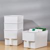 Cabinet Storage Box With Handle PP Plastic Organization Bin Multifunctional Drawer Container For Kitchen Bedroom