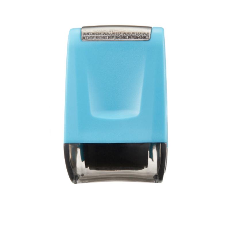Confidentiality Roller Stamp: English Gibberish Cover for Securing Personal Information