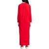 Adidas Originals Avavav Collaboration FW24 Fashionable Long Sleeve Sports Dress Women Dresses Red JG1424