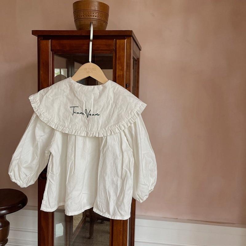 Girls Fall Outfits Baby Overall Skirts Red Plaid Suspender Dress Cute Turn-down Collar Puff Sleeve Shirt Children Clothes 3-8Y