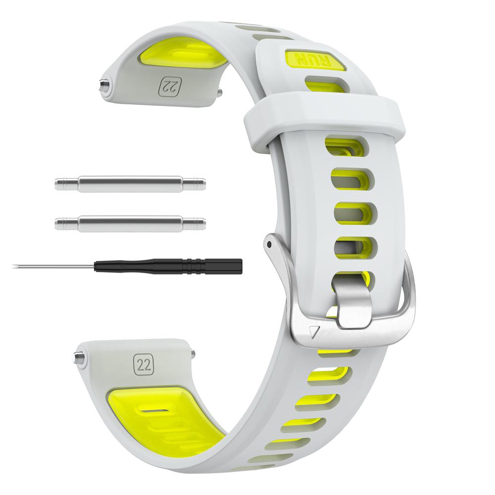 

Двоколірний силіконовий ремінець для годинника For Garmin Forerunner 970 965 955 Замінні ремінці для годинника браслет Для Forerunner 945 935 745 For 970 965 955 945