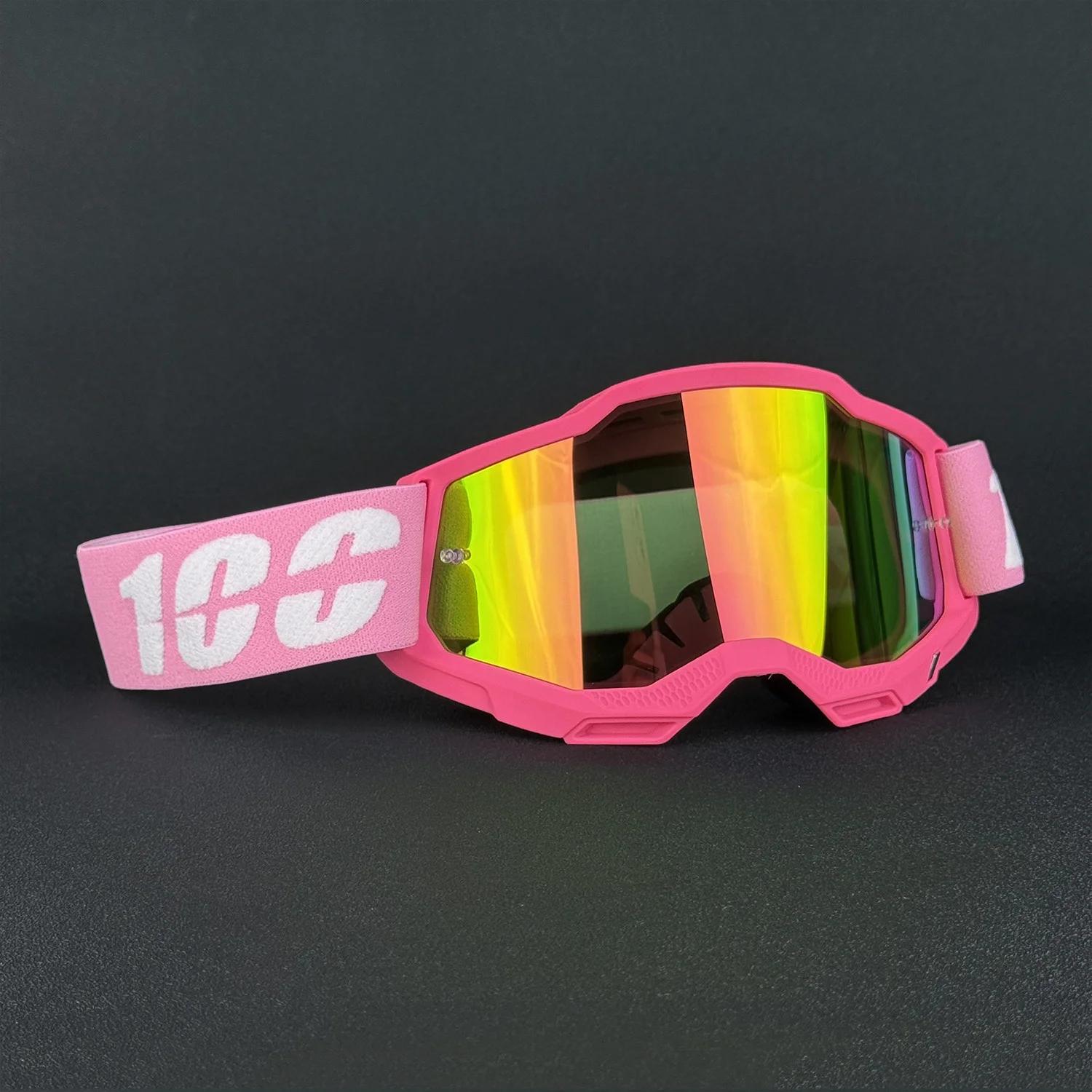 

100 Off Road Motorcycle Goggles Motocross Eyewear Dirt Bike MX ATV Glasses Windproof Dustproof Gafas for Helmet Mask