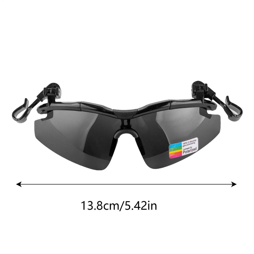 Adjustable Tac Polarized Clip On Sunglasses Women Men Frameless Sunglasses for Hat Fishing Hiking Hiking Biking Hiking Eyewear