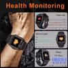 New Sports Smartwatch Bluetooth Call LED Flashlight Sleep Health Monitoring Fitness Tracking Men Outdoor Smart Watch HT30