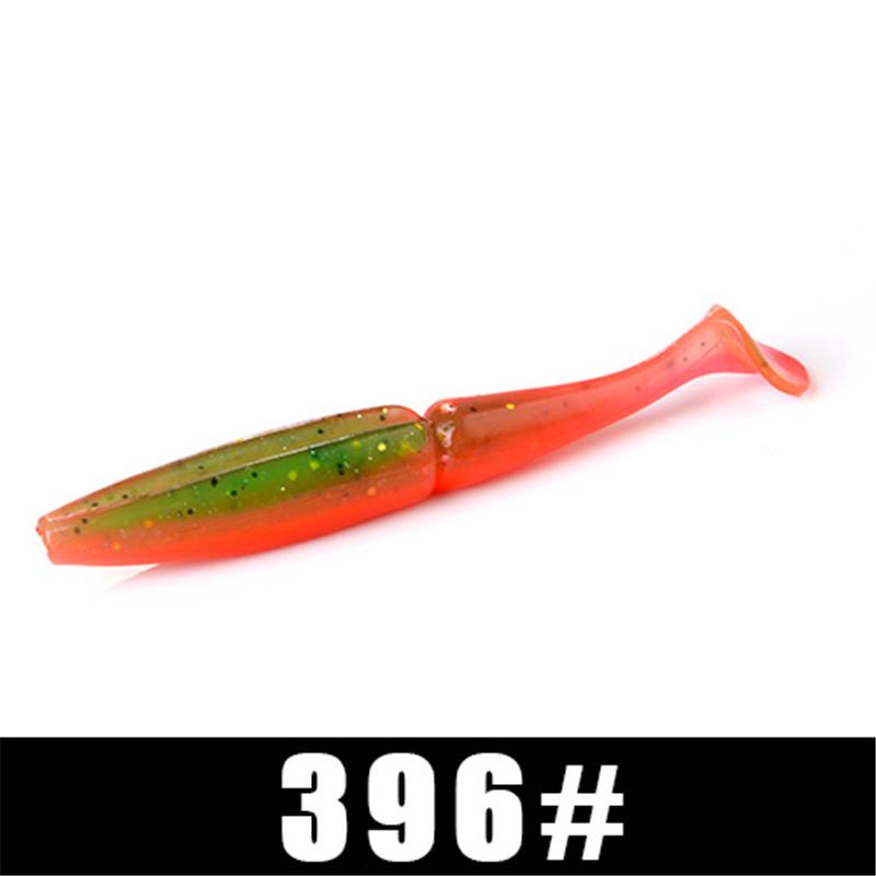 

FTK Новая рыболовная приманка Shad, мягкая приманка 90 мм 105 мм, воблеры, аттрактант запаха, силиконовая приманка для карпа, искусственная приманка для щуки и окуня 105mm-11g-6pcs-025