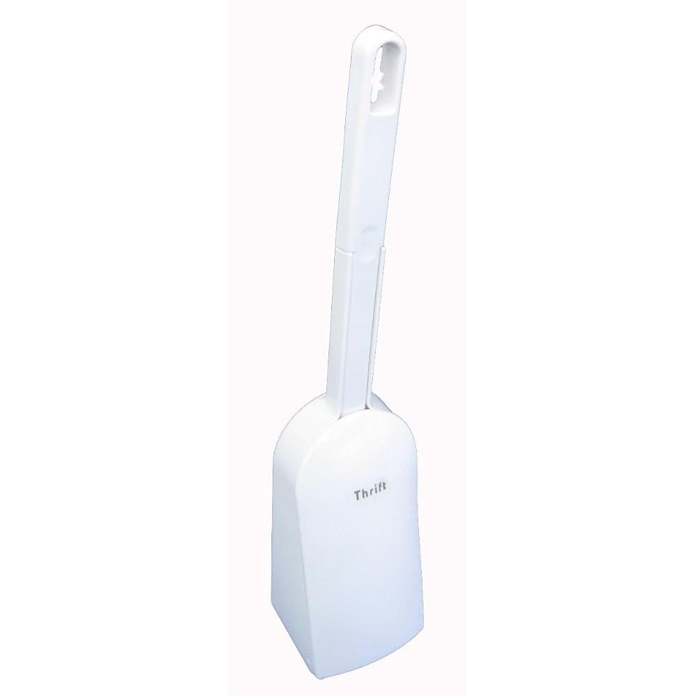 Ohe Toilet Brush White with Case, Approx. 37x8x9.3cm, Soft Bristles