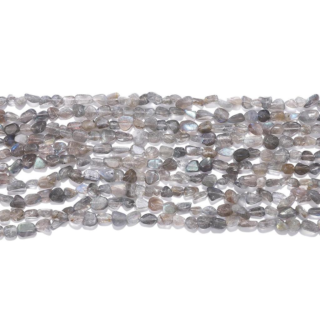 40-55 ks Přírodní barevný kámen nepravidelného tvaru volné korálky pro výrobu šperků DIY příslušenství k náramkům náhrdelník 15'' šňůra