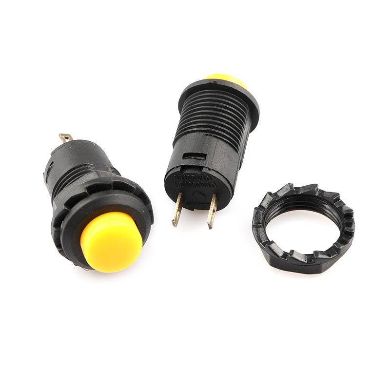6pcs Self-Lock /Momentary Pushbutton Switches DS427 DS428 12mm OFF- ON Push Button Switch 3A /125VAC 1.5A/250VAC DS-427 DS-428