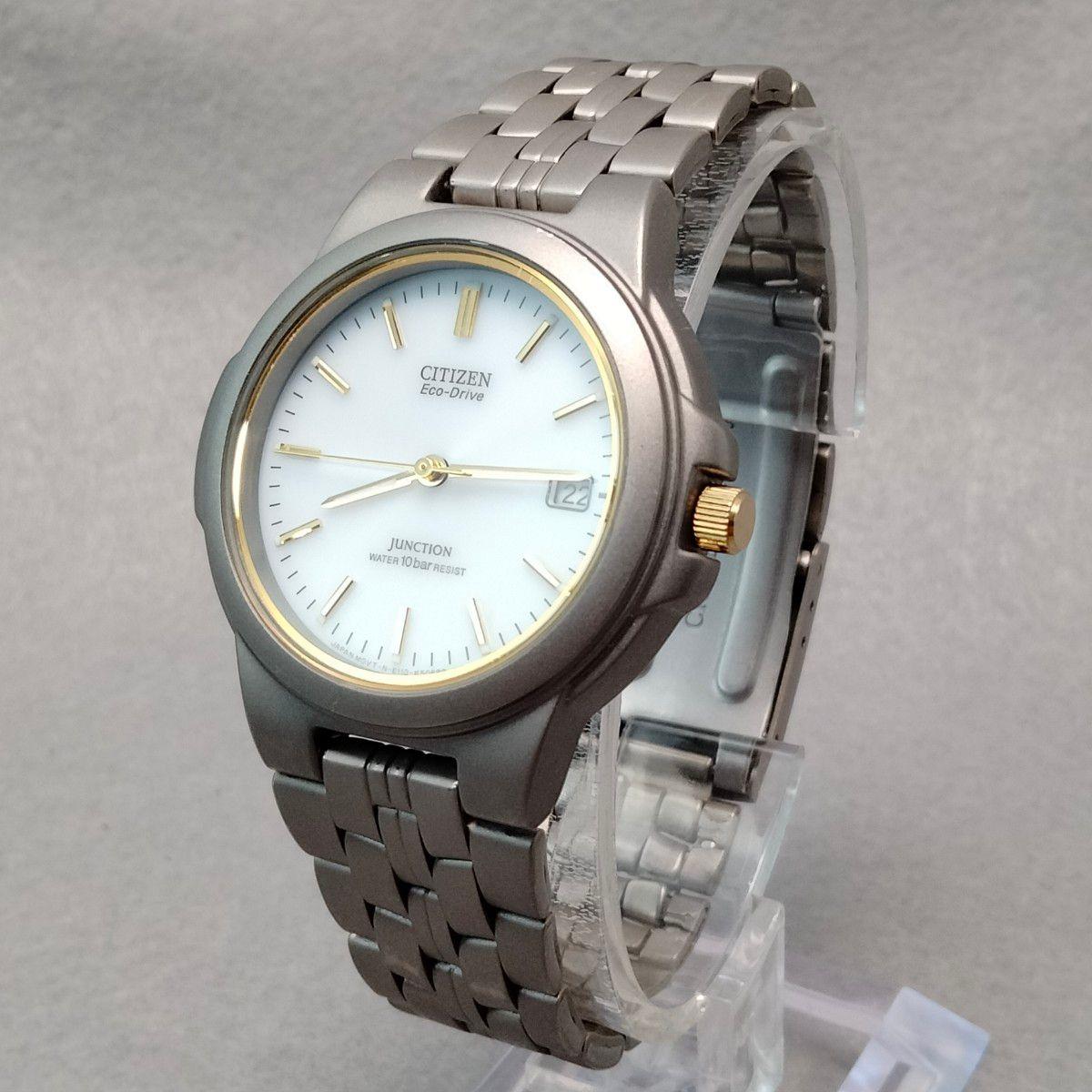 [Working item] Citizen Junction Eco Drive Titanium Solar Date 10 ATM water resistant CITIZEN JUNCTION