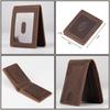 Cowhide Card Bag Plus Mad Horse Leather Thin Wallet Without Rib Wallet Business Card Holder Wallet