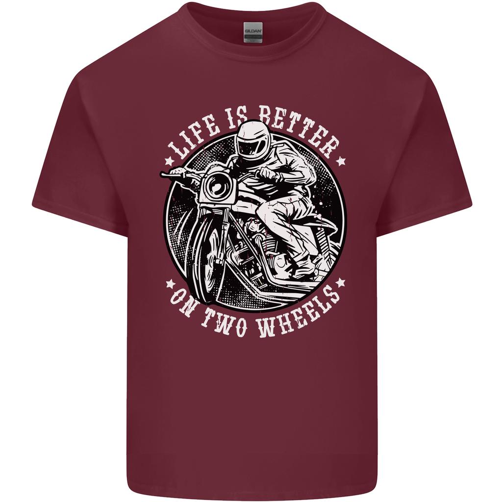 Life Is Better On Two Wheels Unisexs Light Cotton TShirt