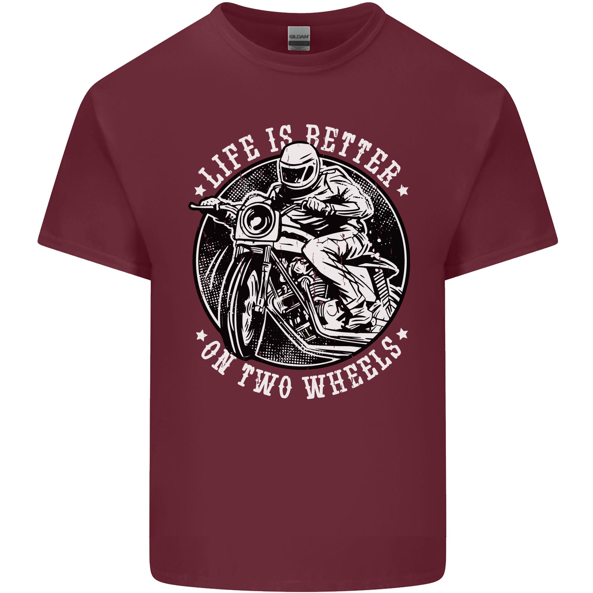 Life Is Better On Two Wheels Unisexs Light Cotton TShirt S