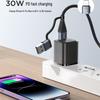 Jiletang 60W Braided Aluminum Alloy 4-in-1 Fast Charging Data Cable