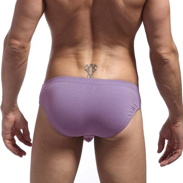 Men's Underwear Pouch Briefs Bikini  Low Waist Breathable Male Panties