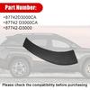 FZJDSD Black Rear Right Side Fender Molding Wheel Flare Garnish 87742-D3000CA Compatible with Hyundai Tucson 2016-2021
