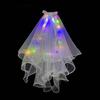 Hair Accessories Glow Wedding Veil Bowknot Light Up Veil New Bride Wedding Veil  for Women