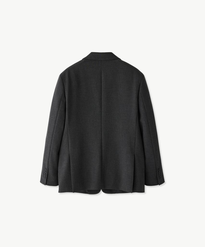 Stco [All Seasons] Four-Way Stretch Essential Setup Blazer_Charcoal Gray (Oversized Fit)_Sejxz82Osc