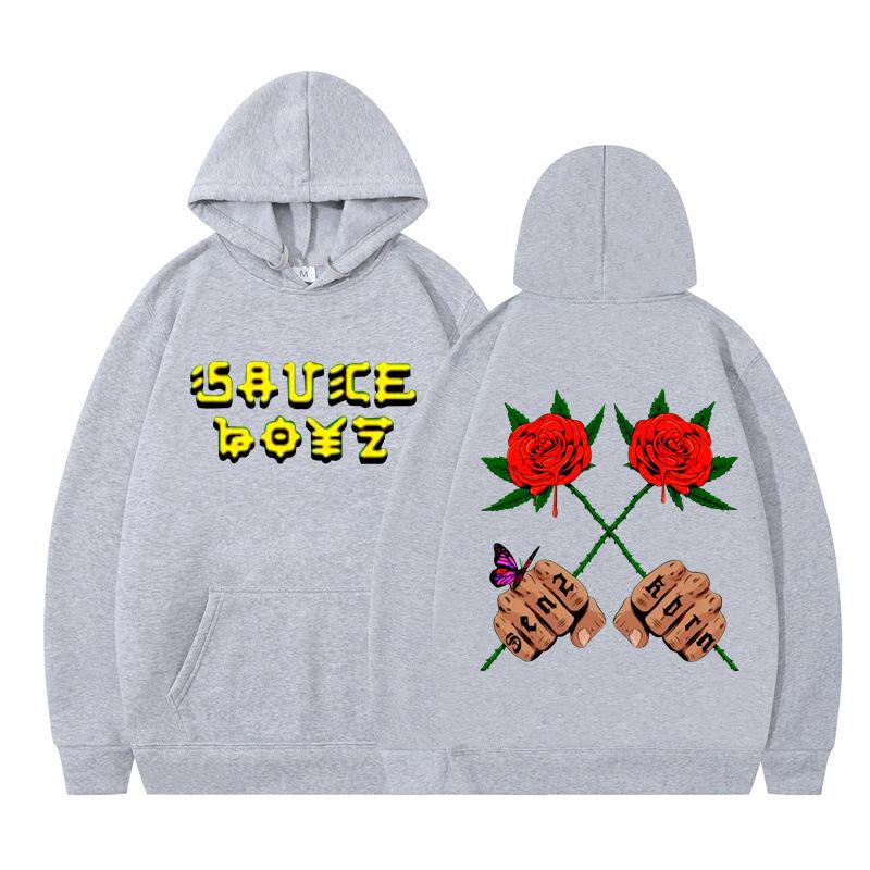 Trend hip-hop de stradă europeană și americană, cu imprimeu cu litere, hanorac cu glugă pentru bărbați, toamnă și iarnă, noi cupluri de stradă