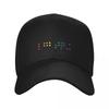 LGBTQ Braille Baseball Cap Horse Hat Visor Sunscreen Womens Hats Unisexs