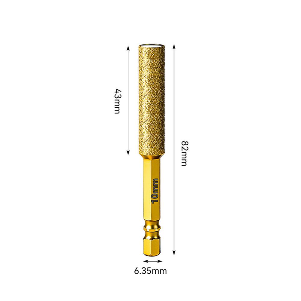 1pc Dry Drilling Thread Hexagonal Shank Core Drill Bits 6-16mm Brazed Dry Drilling Drill Bit For Tile Marble Granite Drilling