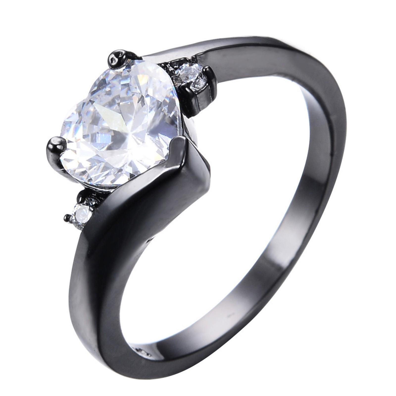 

Женщины Простые Любовь Любовь Сердца В Форме Сердца Красочные Циркон Ювелирные Изделия