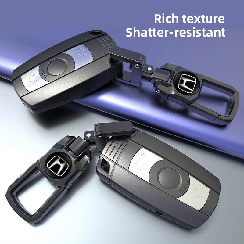 Car Key Ring Waist Buckle Metal Keychain Carabiner For Honda CR-V Accord Civic HR-V Pilot Odyssey Fit Jazz Vezel CITY Freed SM1