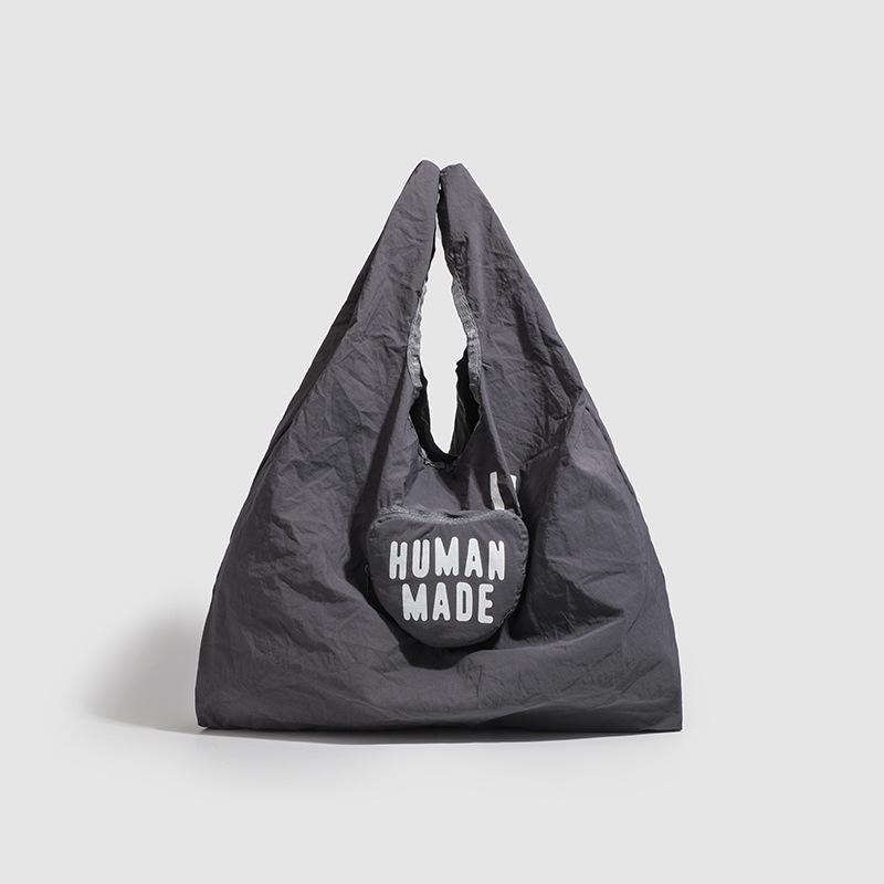 Folding shopping bag, environmentally friendly tote bag, polyester bag, portable shopping bag, large capacity storage, spring roll bag, large capacity