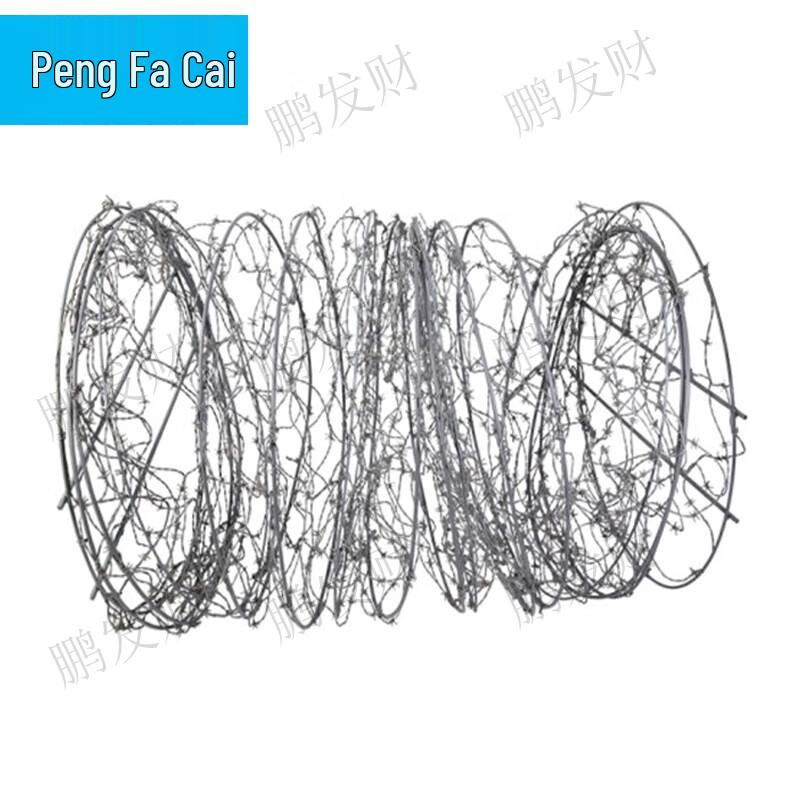 Simulated Snake-Belly Plastic Barbed Wire
