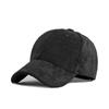 New Autumn and Winter Solid Color Corduroy Baseball Cap for Men and Women, Simple Duckbill Cap