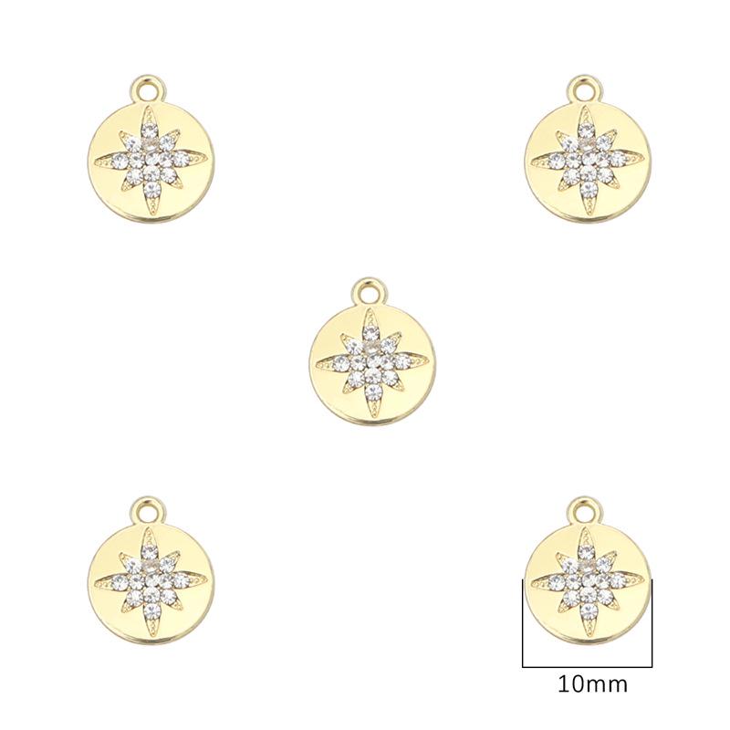 Enchanting Silver Tulip Hexagram Bow Star Rose Pendant for DIY Beading