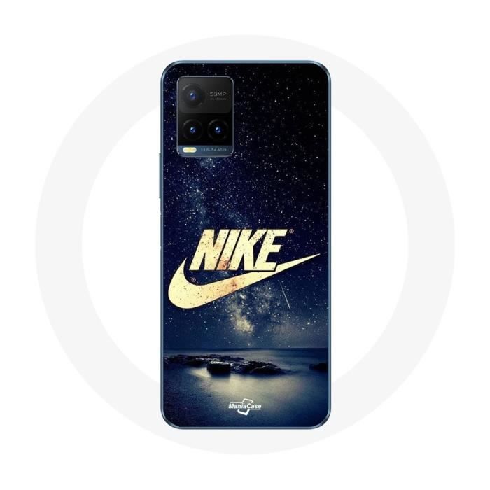 Coque - Maniacase - Vivo Y21s 2021 / Y21 2021 - Nike Logo - Noir - Souple