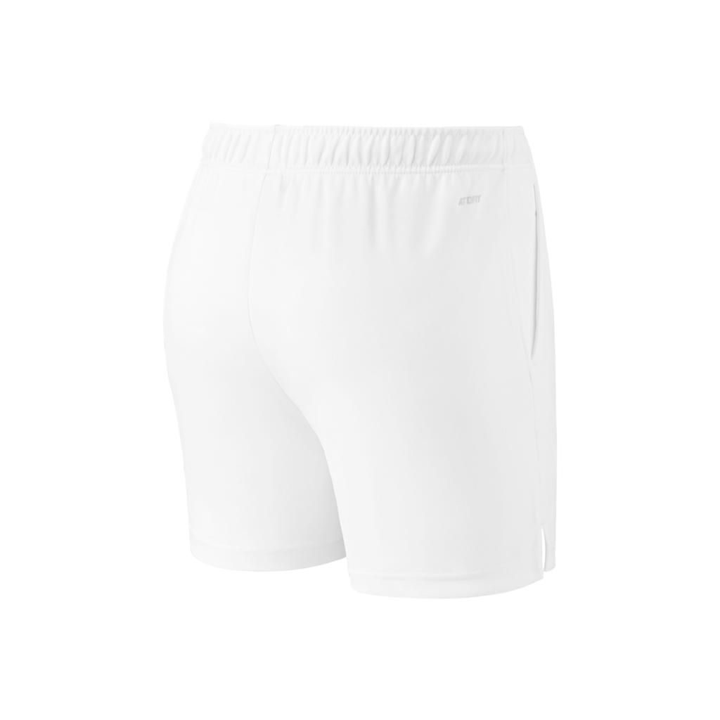 Li Ning Badminton Series Solid Color Mid Waist Straight Leg Competition Sports Shorts Men Shorts White AAPR379-7