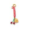 Cute Bag Accessories Pendant Korean Style Colorful Rope Keychain Love Cherry Pendant  Car Keyring