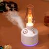 Vintage Leichter Luftbefeuchter Leise USB-Aufladung Dimmbar Klein   Diffusor Luftbefeuchter Schreibtischlampe für Schlafzimmer   Wohnzimmer