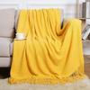 Nordic Tassel Sofa Throw Blanket - Air Conditioning Nap & Hotel Bed Runner, Summer Bed Flag, Bed End Blanket