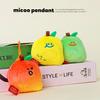 Modern Art Plush Fruit Magnetic Keychain Pair For Gifts And Party Decor
