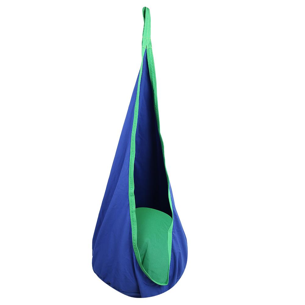 Children Kids Pod Swing Ch Furniture Swing Seat Indoor Outdoor green